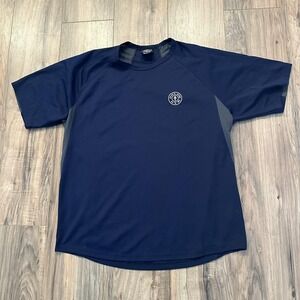 Gold's Gym Shirt‎ XL Made in USA Mens Athletic Polyester Workout Tee